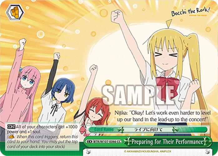 Image of Preparing for Their Performance (BTR/W107-E066 CC) [BOCCHI THE ROCK!]