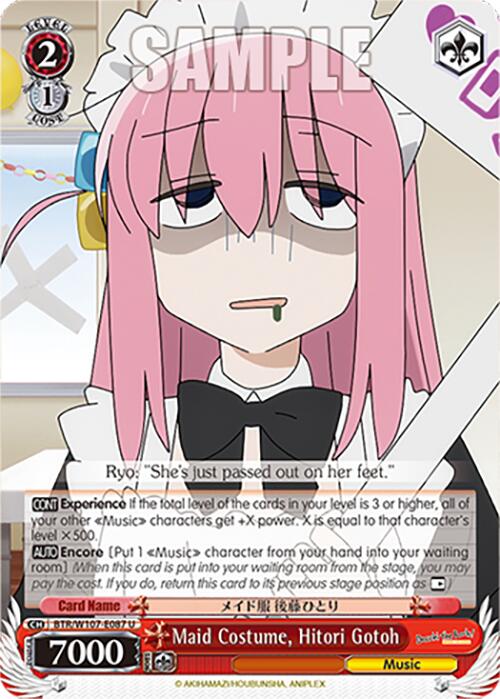 Image of Maid Costume, Hitori Gotoh (BTR/W107-E087 U) [BOCCHI THE ROCK!]