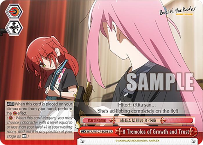 Image of 8 Tremolos of Growth and Trust (BTR/W107-E098 CR) [BOCCHI THE ROCK!]