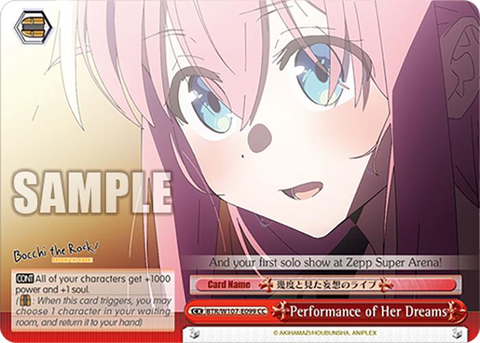 Image of Performance of Her Dreams (BTR/W107-E099 CC) [BOCCHI THE ROCK!]