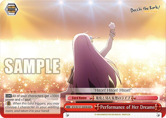 Image of Performance of Her Dreams (BTR/W107-E099R RRR) [BOCCHI THE ROCK!]