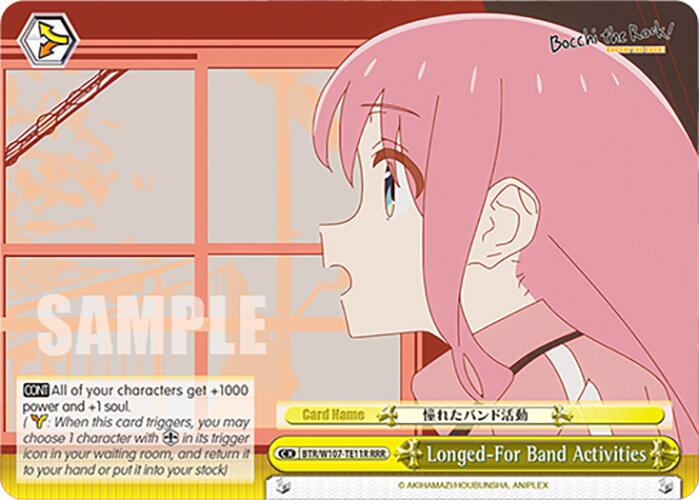 Image of Longed-For Band Activities (BTR/W107-TE11R RRR) [BOCCHI THE ROCK!]