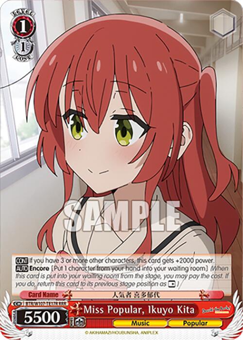 Image of Miss Popular, Ikuyo Kita (BTR/W107-TE17R RRR) [BOCCHI THE ROCK!]