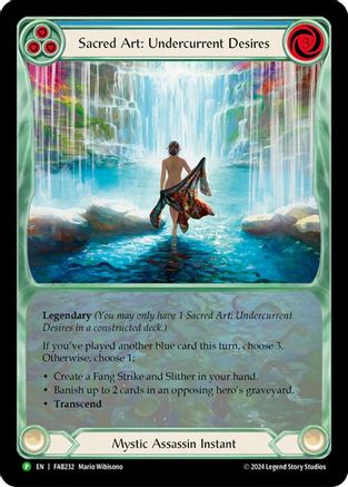 Image of Sacred Art: Undercurrent Desires [FAB232] (Promo)  Rainbow Foil