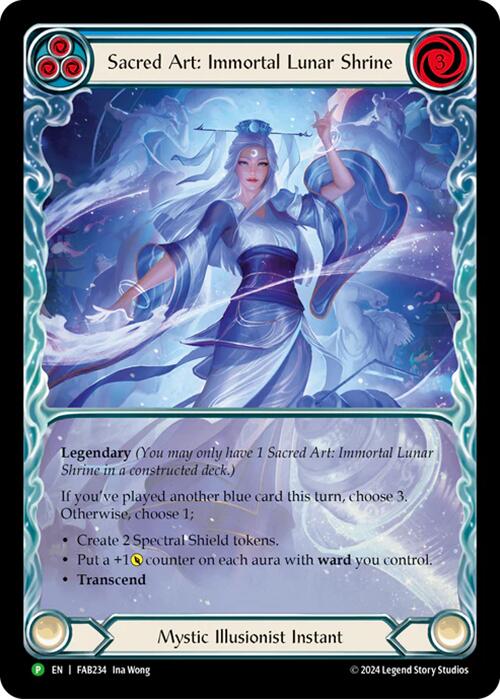 Image of Sacred Art: Immortal Lunar Shrine [FAB234] (Promo)  Rainbow Foil