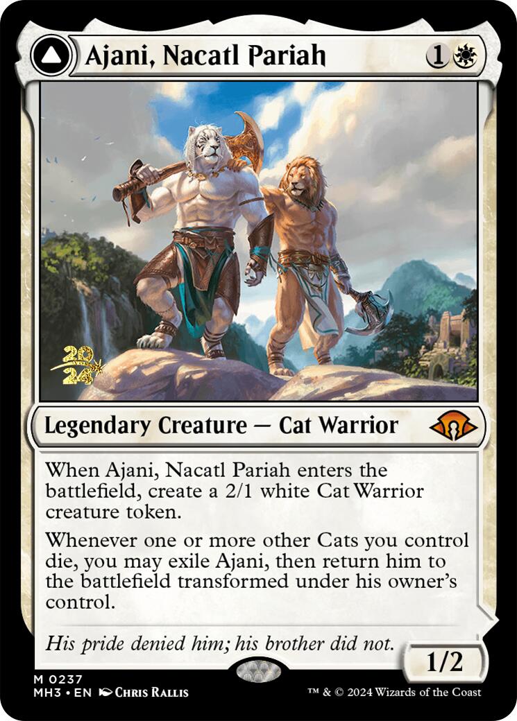 Image of Ajani, Nacatl Pariah [Modern Horizons 3 Prerelease Promos]