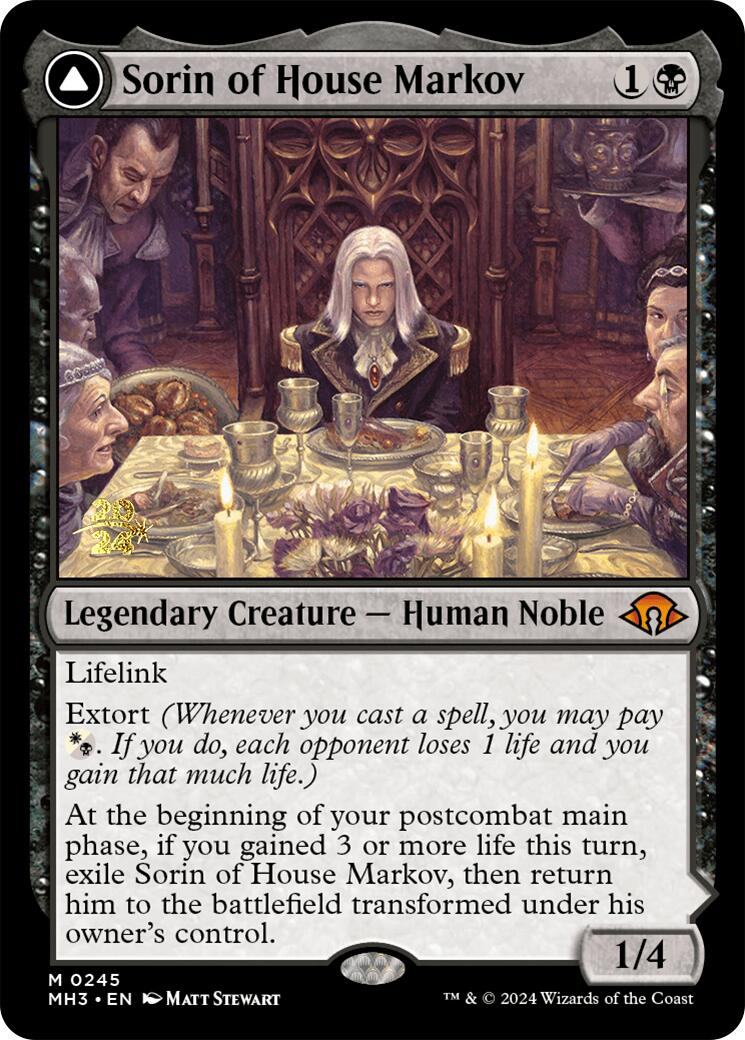 Image of Sorin of House Markov [Modern Horizons 3 Prerelease Promos]