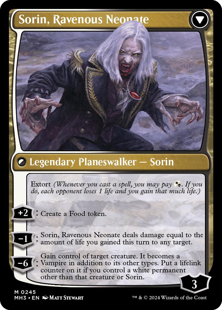 Image of Sorin of House Markov [Modern Horizons 3 Prerelease Promos]