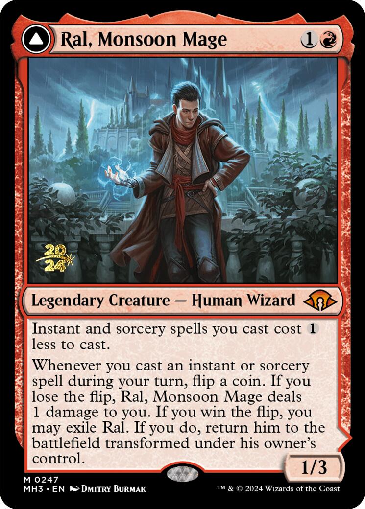 Image of Ral, Monsoon Mage [Modern Horizons 3 Prerelease Promos]
