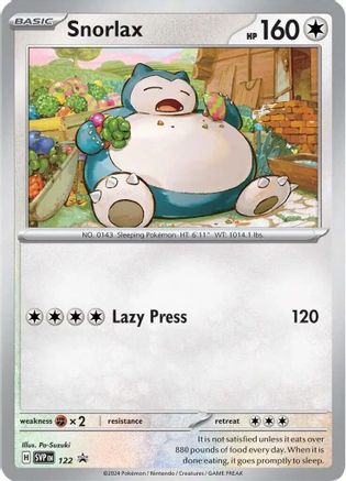 Image of Snorlax (122) [Scarlet & Violet: Black Star Promos]