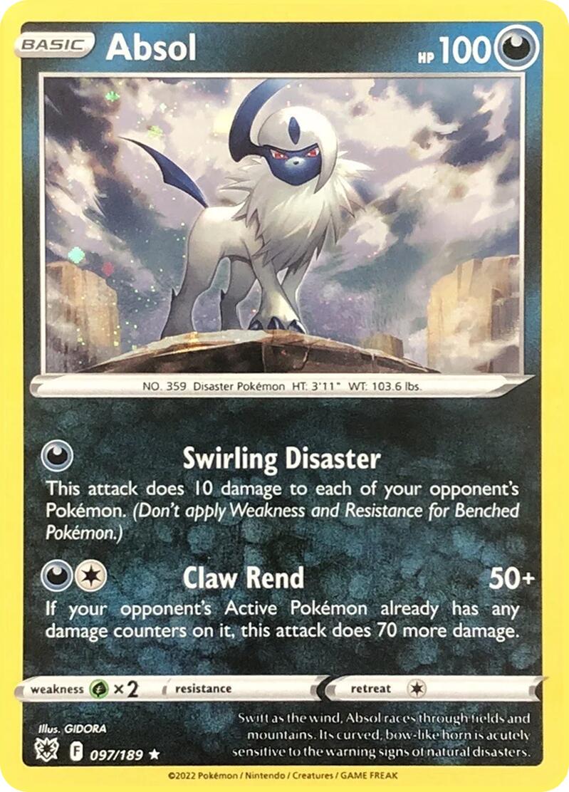 Image of Absol (097/189) (Cosmos Holo) [Miscellaneous Cards]