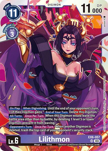Image of Lilithmon [EX6-057] [Infernal Ascension]