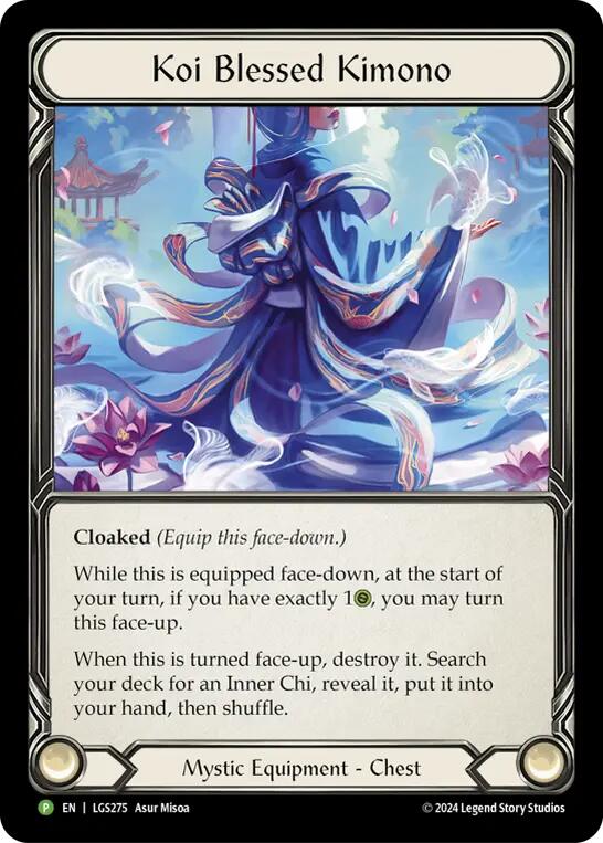 Image of Koi Blessed Kimono [LGS275] (Promo)  Rainbow Foil