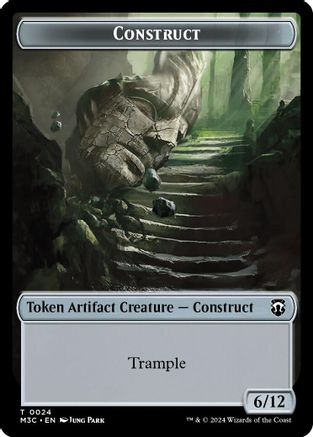 Image of Construct // Myr Double-Sided Token [Modern Horizons 3 Commander Tokens]