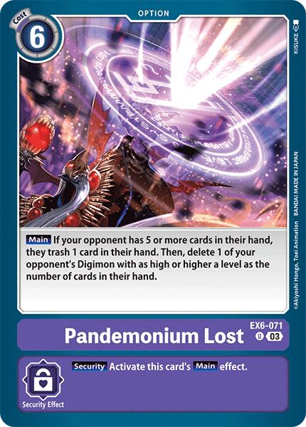 Image of Pandemonium Lost [EX6-071] [Infernal Ascension]