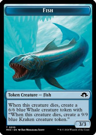 Image of Fish Token [Modern Horizons 3 Tokens]