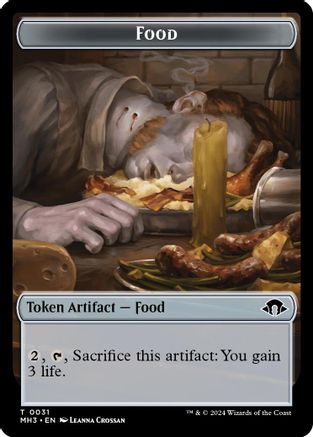 Image of Food // Energy Reserve Double-Sided Token [Modern Horizons 3 Tokens]
