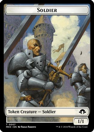 Image of Soldier Token [Modern Horizons 3 Tokens]