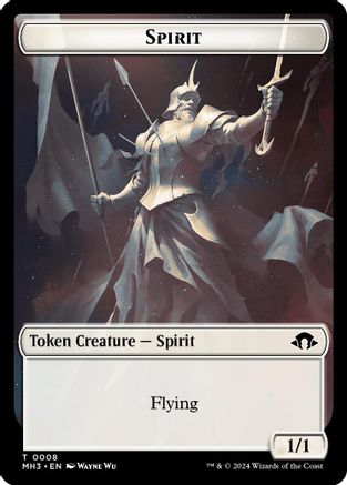 Image of Spirit (0008) // Energy Reserve Double-Sided Token [Modern Horizons 3 Tokens]