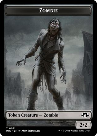 Image of Zombie Token [Modern Horizons 3 Tokens]