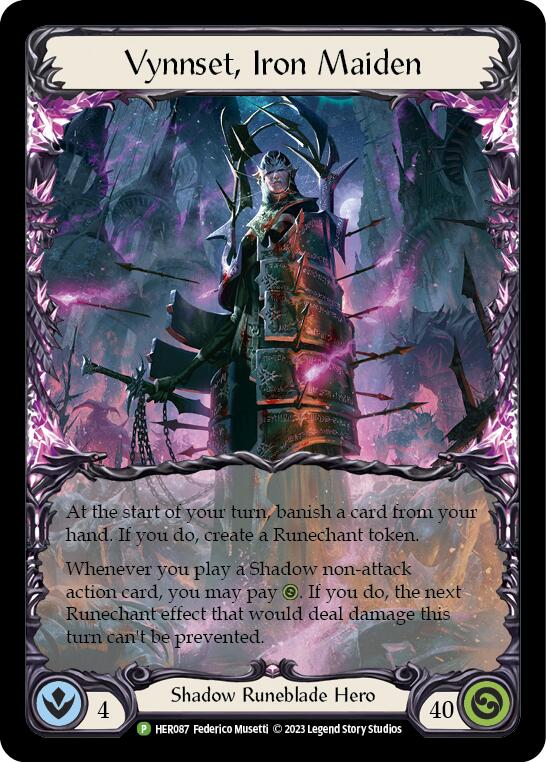 Image of Vynnset, Iron Maiden [HER087] (Promo)  Cold Foil