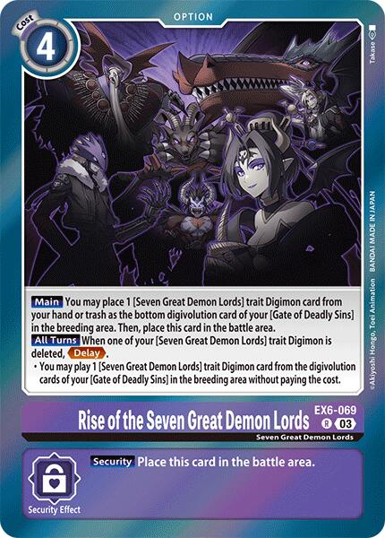 Image of Rise of the Seven Great Demon Lords [EX6-069] [Infernal Ascension]