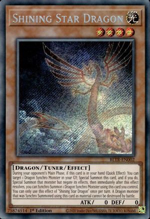 Image of Shining Star Dragon [BLTR-EN002] Secret Rare