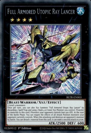 Image of Full Armored Utopic Ray Lancer [BLTR-EN003] Secret Rare