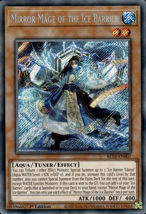 Image of Mirror Mage of the Ice Barrier [BLTR-EN007] Secret Rare