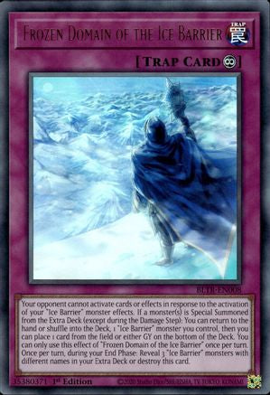 Image of Frozen Domain of the Ice Barrier [BLTR-EN008] Ultra Rare
