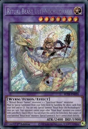 Image of Ritual Beast Ulti-Nochiudrago [BLTR-EN018] Secret Rare