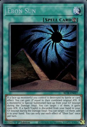 Image of Ebon Sun [BLTR-EN027] Secret Rare