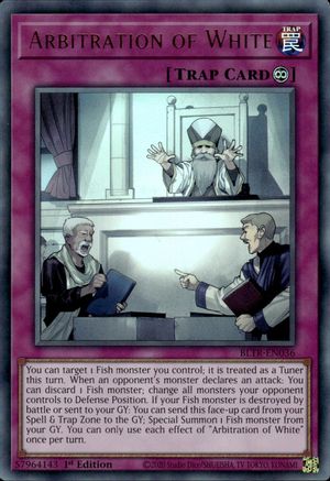 Image of Arbitration of White [BLTR-EN036] Ultra Rare