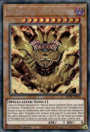 Image of The Legendary Exodia Incarnate [BLTR-EN051] Secret Rare