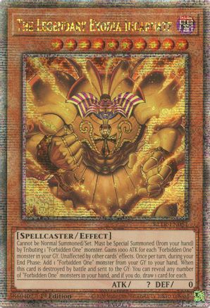 Image of The Legendary Exodia Incarnate (Quarter Century Secret Rare) [BLTR-EN051] Quarter Century Secret Rare