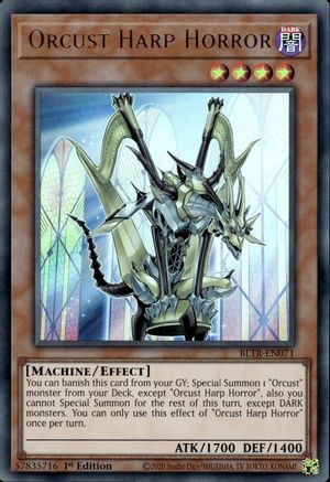 Image of Orcust Harp Horror [BLTR-EN071] Ultra Rare