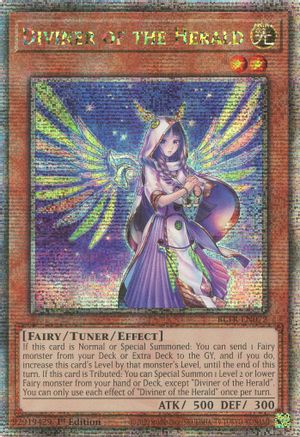 Image of Diviner of the Herald (Quarter Century Secret Rare) [BLTR-EN072] Quarter Century Secret Rare