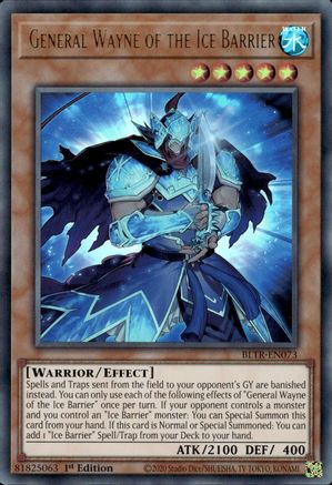 Image of General Wayne of the Ice Barrier [BLTR-EN073] Ultra Rare