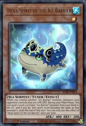 Image of Hexa Spirit of the Ice Barrier [BLTR-EN074] Ultra Rare
