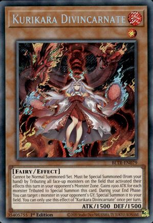 Image of Kurikara Divincarnate [BLTR-EN079] Secret Rare