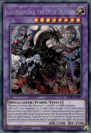 Image of Granguignol the Dusk Dragon [BLTR-EN087] Secret Rare