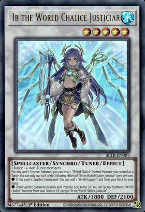 Image of Ib the World Chalice Justiciar [BLTR-EN089] Ultra Rare