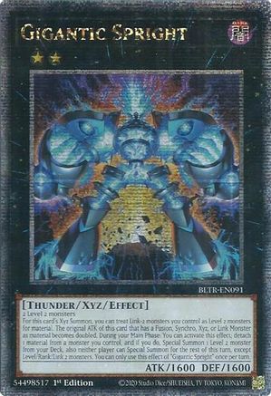 Image of Gigantic Spright (Quarter Century Secret Rare) [BLTR-EN091] Quarter Century Secret Rare