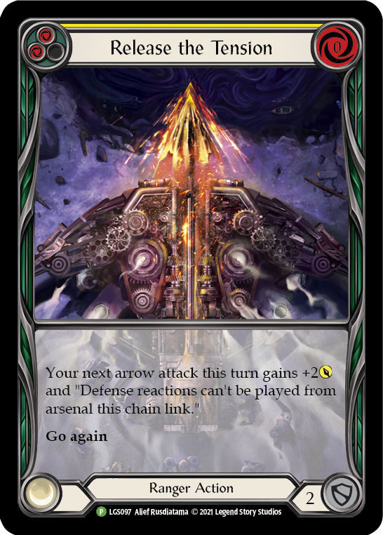 Image of Release the Tension (Yellow) [LGS097] (Promo)  Rainbow Foil