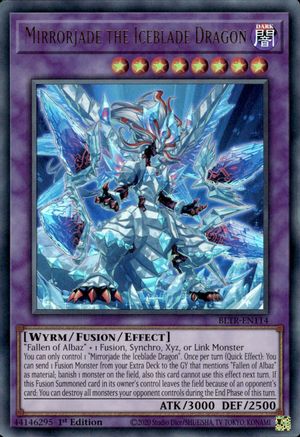 Image of Mirrorjade the Iceblade Dragon [BLTR-EN114] Ultra Rare