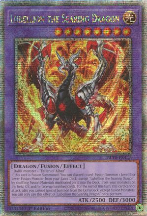Image of Lubellion the Searing Dragon (Quarter Century Secret Rare) [BLTR-EN115] Quarter Century Secret Rare