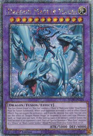 Image of Dragon Master Magia (Quarter Century Secret Rare) [BLTR-EN118] Quarter Century Secret Rare