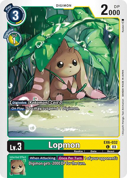 Image of Lopmon [EX6-032] [Infernal Ascension]