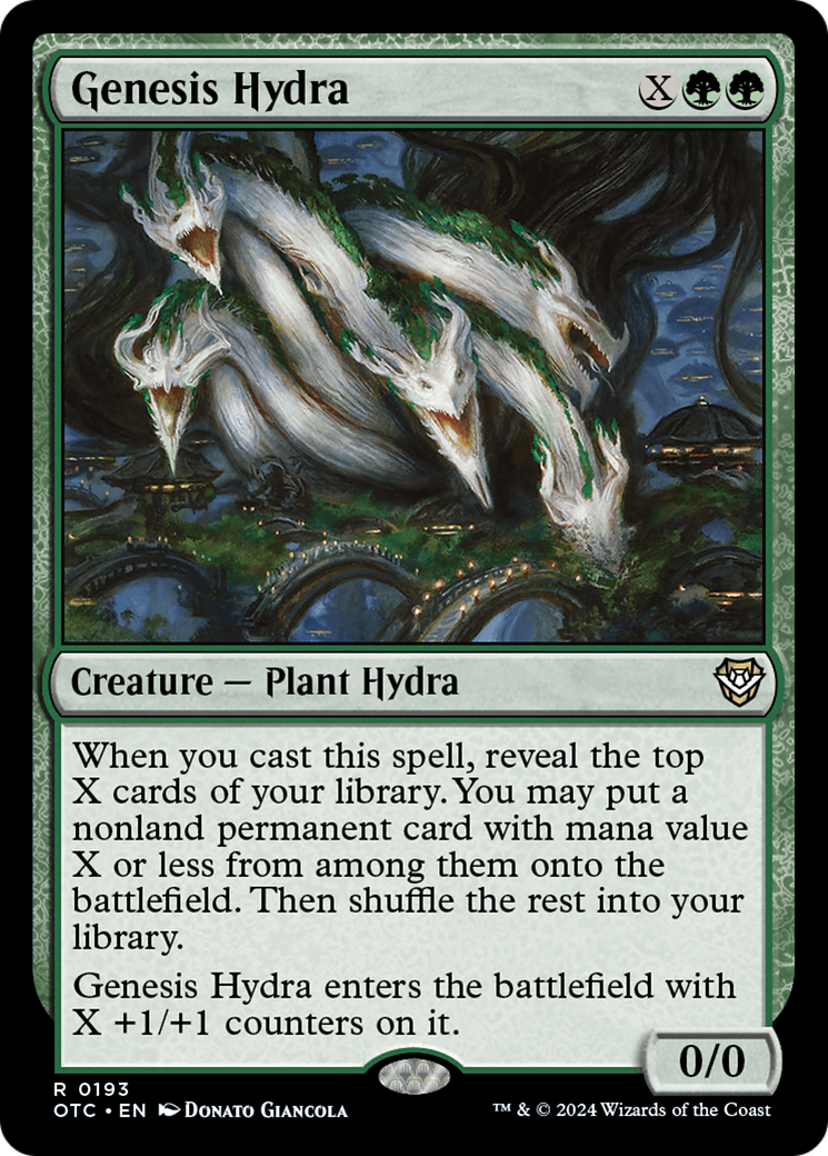 Image of Genesis Hydra [Outlaws of Thunder Junction Commander]