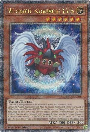 Image of Winged Kuriboh LV6 (Quarter Century Secret Rare) [BLTR-EN001] Quarter Century Secret Rare